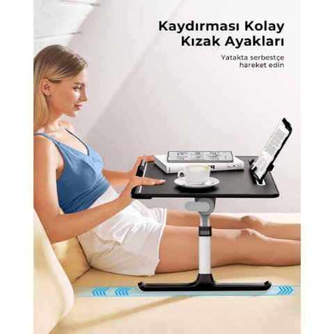 Bix Saiji K7 Ultimate Notebook ve Tablet Çalışma Masası Siyah