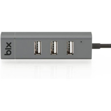 Bix BX03HB 4in1 USB Hub 1Gbps Ethernet, 3x USB 2.0 Macbook, iMac / Windows Uyumlu Çoklayıcı Adaptör