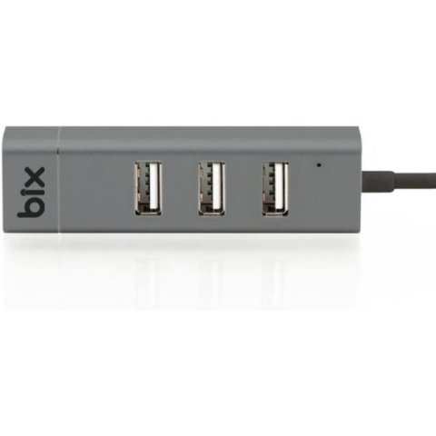 Bix BX03HB 4in1 USB Hub 1Gbps Ethernet, 3x USB 2.0 Macbook, iMac / Windows Uyumlu Çoklayıcı Adaptör