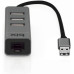 Bix BX03HB 4in1 USB Hub 1Gbps Ethernet, 3x USB 2.0 Macbook, iMac / Windows Uyumlu Çoklayıcı Adaptör