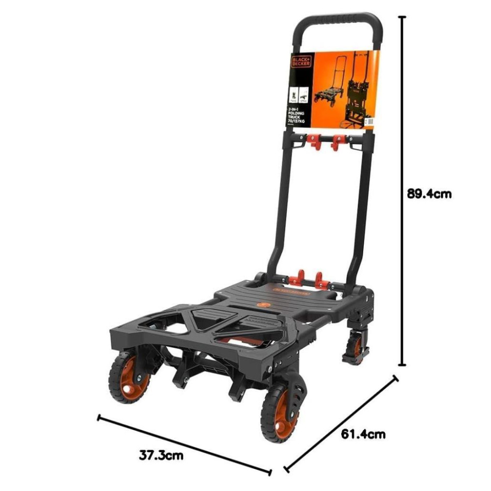 Black+Decker BH206 55/120 kg Katlanır El Arabası Outlet