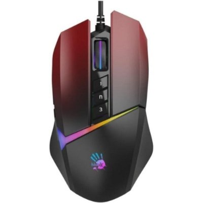 Bloody W60 Max Kırmızı RGB Optik Kablolu Oyuncu Mouse