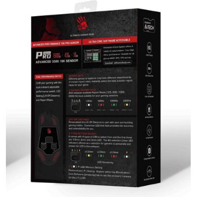 Bloody W60 Pro RGB Optik Kablolu Oyuncu Mouse - Teşhir