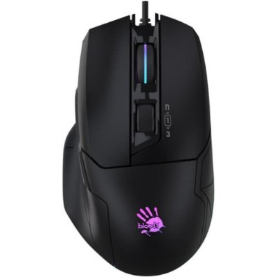 Bloody W70 Max Siyah RGB Optik Kablolu Oyuncu Mouse - teşhir