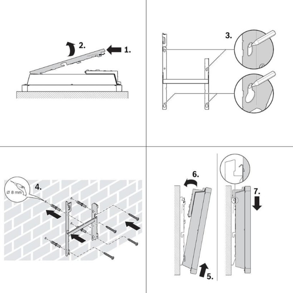 Bosch HC 4000 2500 W Elektrikli Konvektör Isıtıcı Outlet
