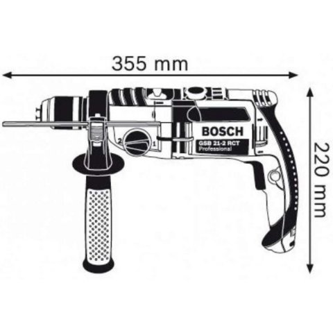 Bosch GSB 21-2 RCT 1300 W Darbeli Matkap Teşhir