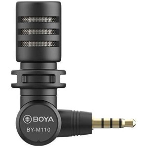 Boya BY-M110 Kompakt 3.5 mm Telefon Mikrofonu...