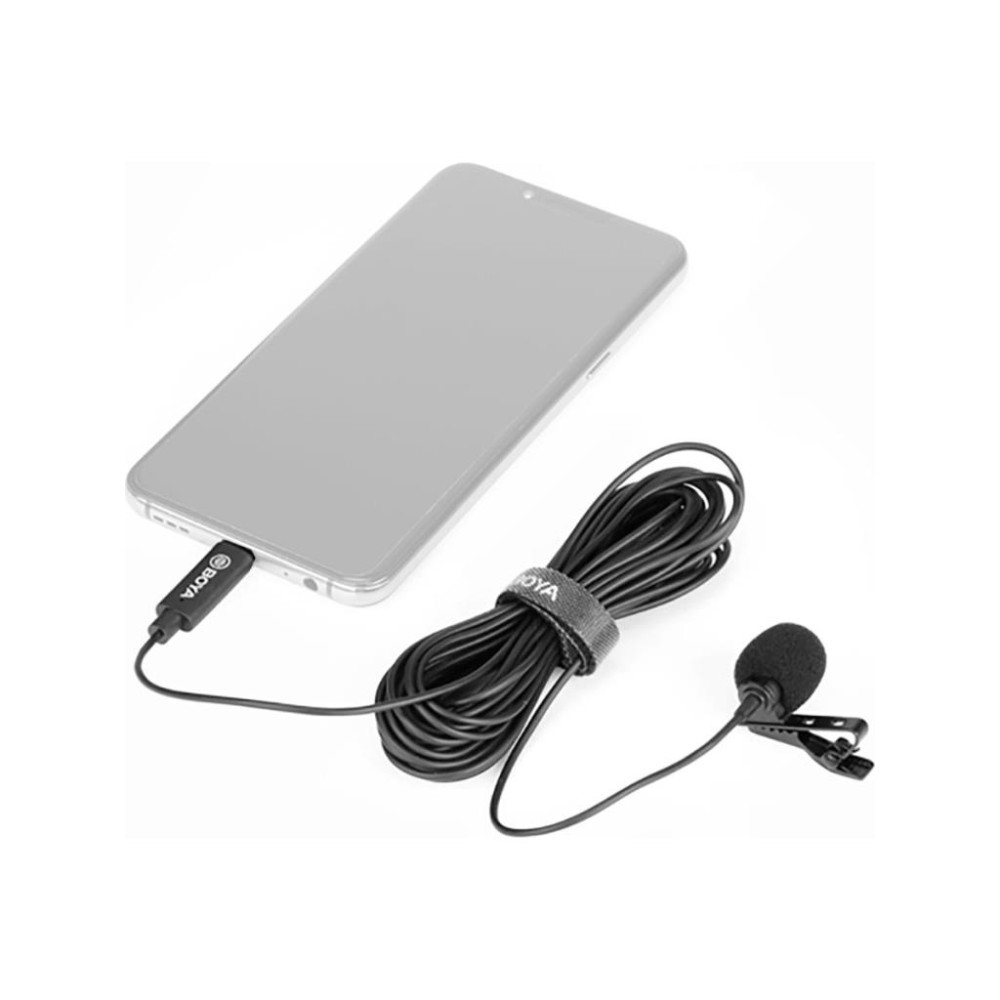 Boya BY-M3 Type-C Telefon Yaka Mikrofonu - TESHİR