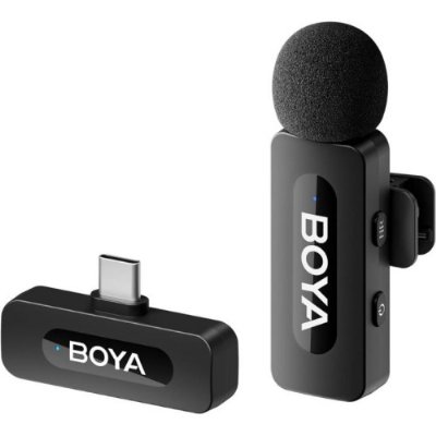 Boya BY-V10 Ultra Kompakt Kablosuz Type-C Yaka Mikrofonu - TEŞHİR