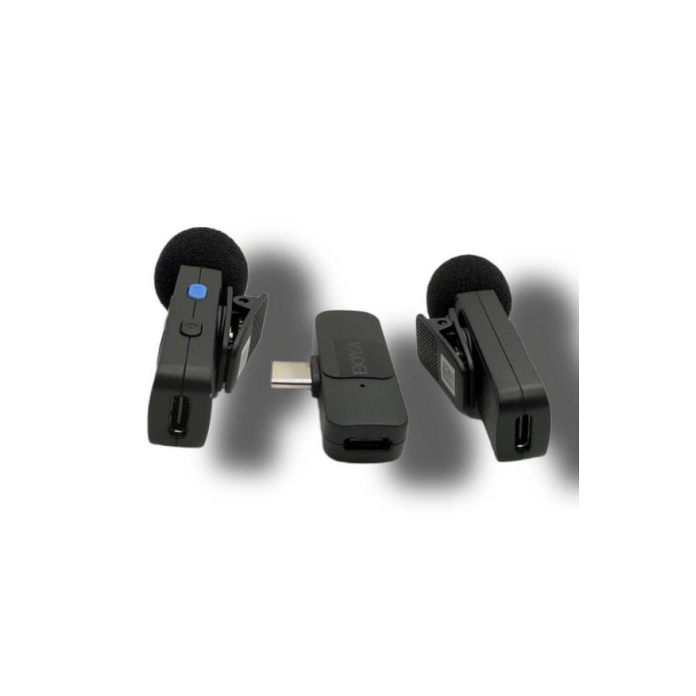 Boya BY-V20 Ultra Kompakt İkili Type-C Kablosuz Yaka Mikrofonu Outlet