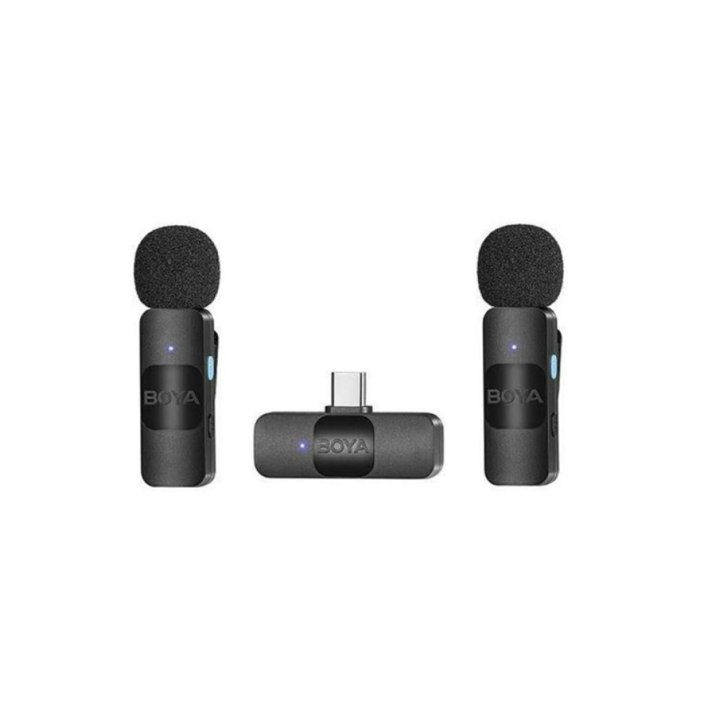 Boya BY-V20 Ultra Kompakt İkili Type-C Kablosuz Yaka Mikrofonu Outlet