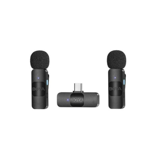 Boya BY-V20 Ultra Kompakt İkili Type-C Kablosuz Yaka Mikrofonu Outlet