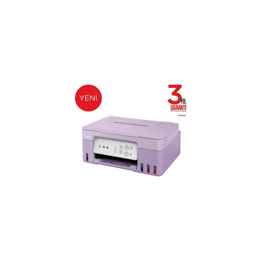 Canon Pixma G3430 Mor Wi-Fi + Tarayıcı + Fotokopi Renkli Çok Fonksiyonlu Tanklı Mürekkep Püskürtmeli Yazıcı
