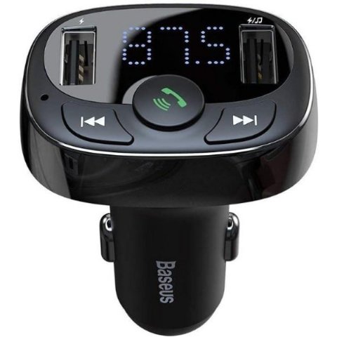 Baseus Cctm Bluetooth Aktarım Mp3 Araç Kiti Dual Usb Ar...
