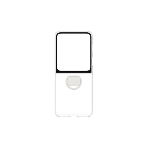 Samsung Galaxy Z Flip 6 Yüzüklü Şeffaf Kılıf Teşhir