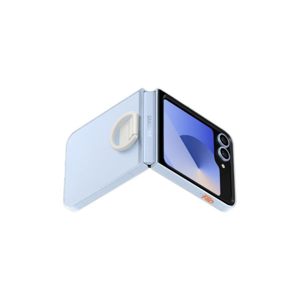 Samsung Galaxy Z Flip 6 Yüzüklü Şeffaf Kılıf Teşhir