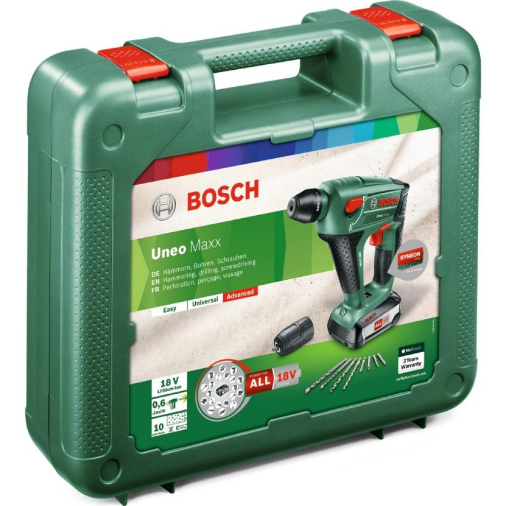 CetKing Akülü Kırıcı/deliçi Uneo Maxx (Akü, 18 Volt Sistemi, Çanta Içinde