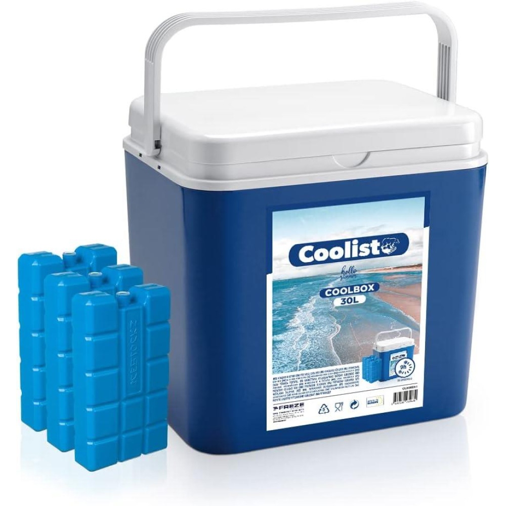 Coolist CLB30SET 30 lt Kamp Buzluğu + 3 Adet Buz Aküsü Teşhir