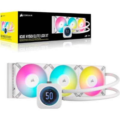 Corsair iCUE H150i Elite LCD XT CW-9060077-WW 360 mm İşlemci Sıvı Soğutucu - outlet