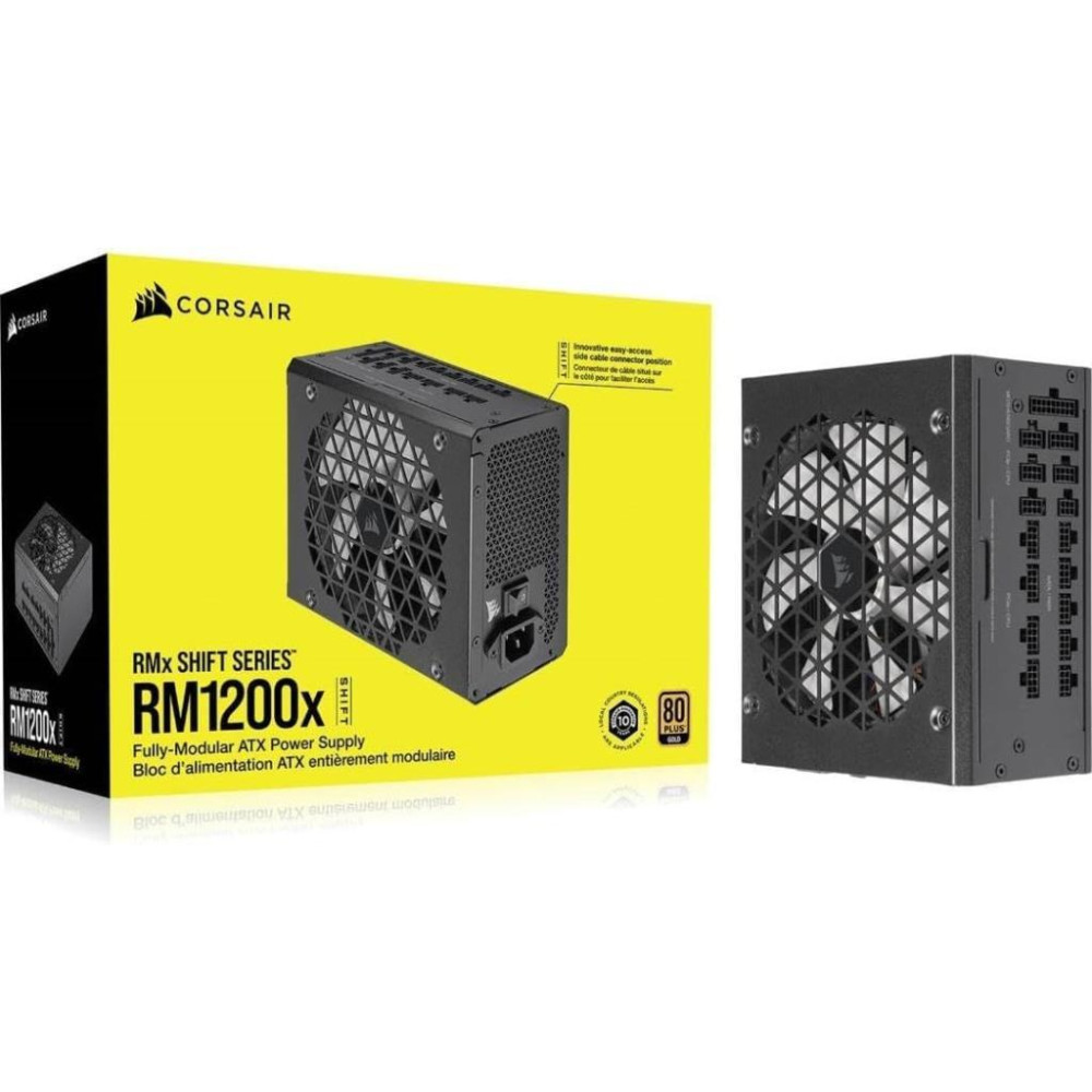Corsair RM1200x Shift CP-9020254-EU Gen5.1 1200 W Power Supply Outlet
