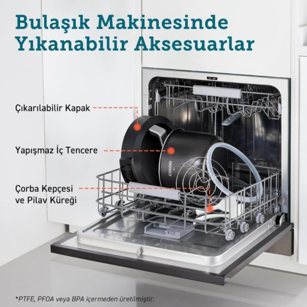 Cosori 9in1 5.7 lt Çok Amaçlı Pişirici