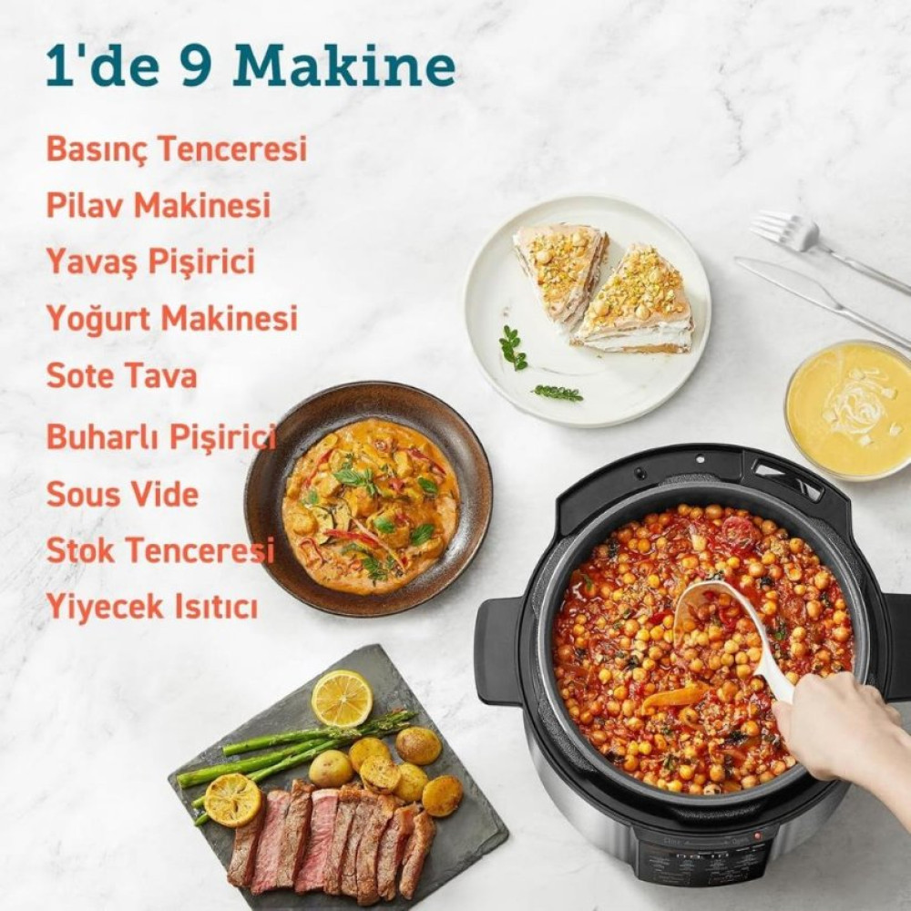 Cosori 9in1 5.7 lt Çok Amaçlı Pişirici