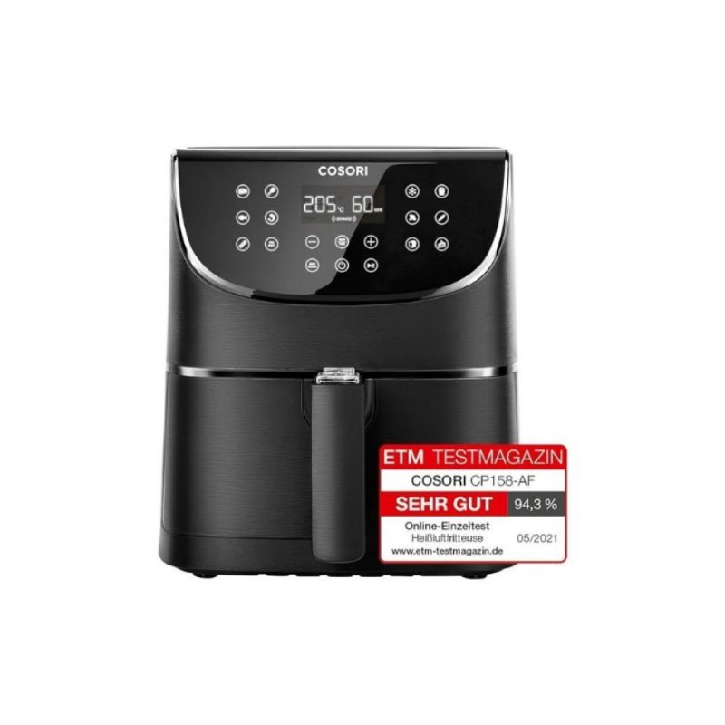 Cosori Premium XXL Airfryer 5.5 lt Yağsız Siyah Fritöz