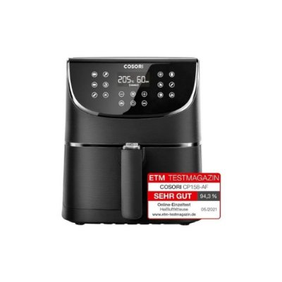 Cosori Premium XXL Airfryer 5.5 lt Yağsız Siyah Fritöz