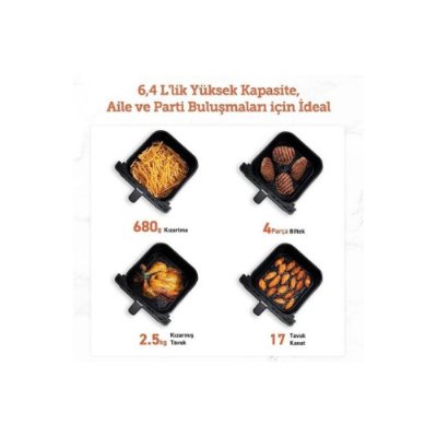 Cosori Dual Blaze AirFryer 6.4 lt Yağsız Fritöz Teşhir