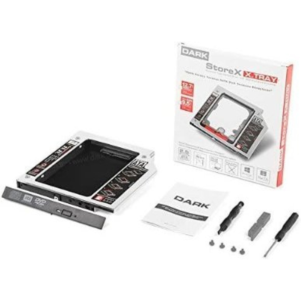 Dark 12.7mm Notebook için Ekstra Sata HDD Yuvası (DK-AC-DSOSD12)