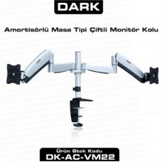 Dark 2 Monitör Destekli Amortisörlü Masa Tipi Erg