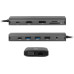 Dark USB 3.1 Gen1 Type C 12 in 1 Ethernet/USB-C & USB-C PD / 2xHDMI / VGA/TF SD Kart Okuyucu / 3xUSB 3.0 / Kulaklık Çoklayıcı - Teşhir