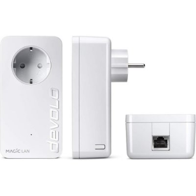 Devolo Magic 2 LAN triple Başlangıç Kiti I Mesh Wi-Fi I Powerline: 2.400 I WiFi Menzil Genişletici I Access Point I Tak Çalıştır - Teşhir