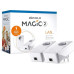 Devolo Magic 2 LAN triple Başlangıç Kiti I Mesh Wi-Fi I Powerline: 2.400 I WiFi Menzil Genişletici I Access Point I Tak Çalıştır - Teşhir