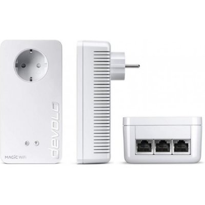 devolo Magic 2 LAN triple Başlangıç Kiti I Mesh Wi-Fi I Powerline: 2.400 I WiFi Menzil Genişletici I Access Point I Tak Çalıştır