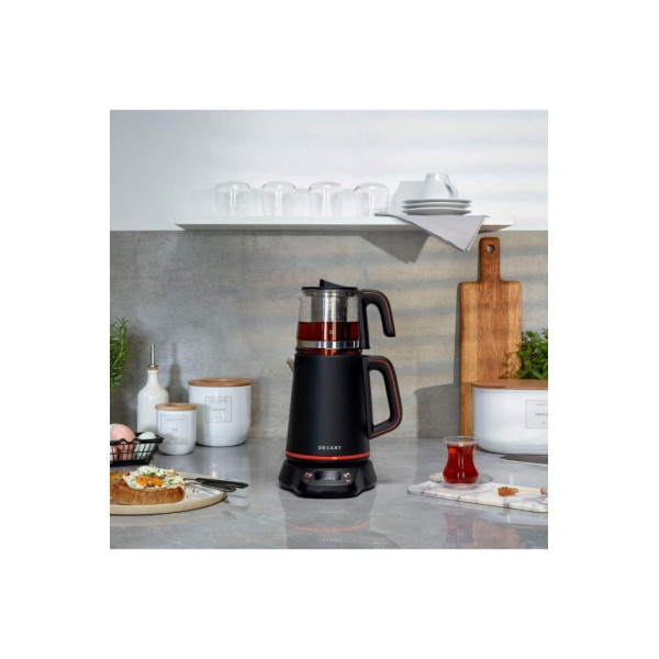Dexart PerfectTea DX-1321-BL 2200 W Siyah Çay Makinesi Teşhir