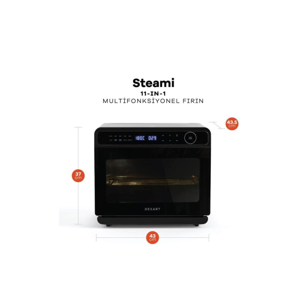 Dexart KXW240-160A2 Steami 11in1 Multifunctional 24 lt Mini Fırın Teşhir