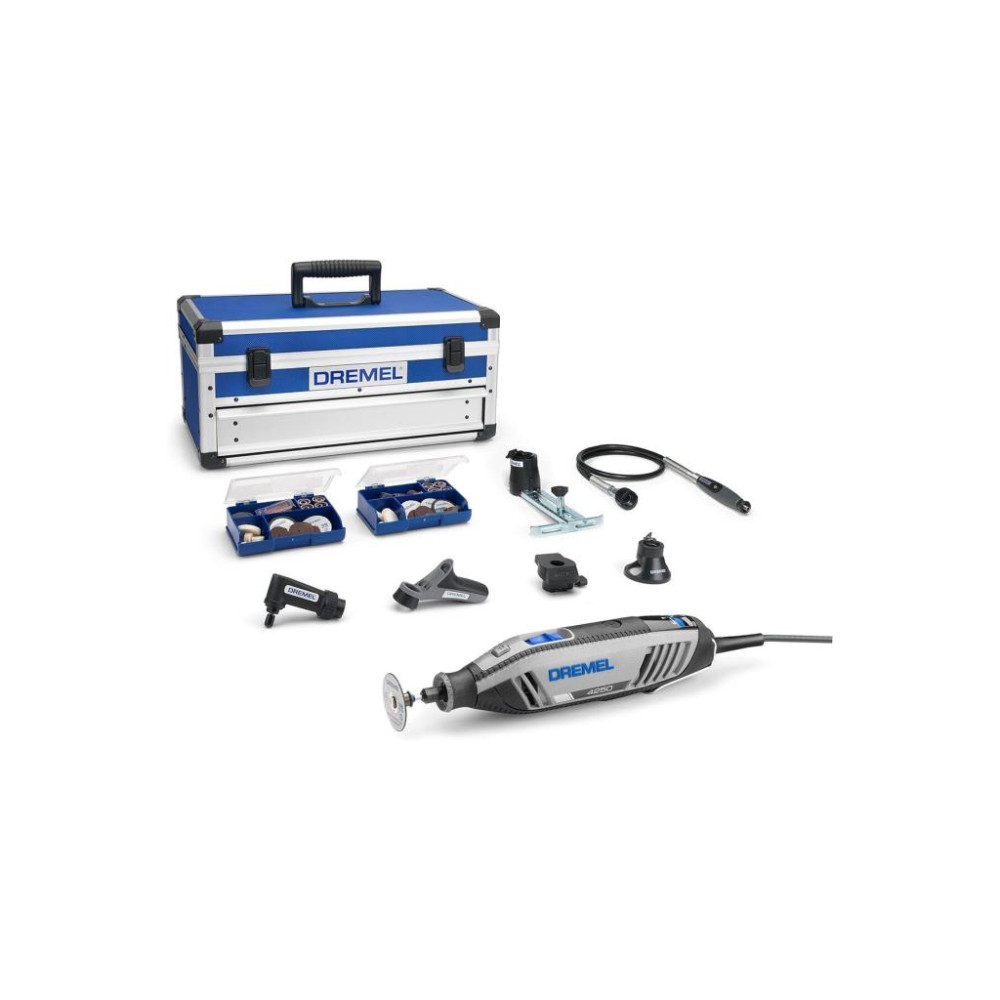 Dremel F0134250JK 4250-6 128 Aksesuarlı 175 W Gravür Taşlama El Motoru