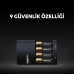 Duracell CEF 14 Pil Şarj Aleti 1300 mAh AA 2'li Şarj Edilebilir Pil