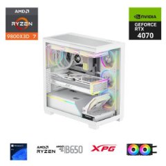 ETERNAL POWER RYZEN 7 9800X3D 32GB DDR5 1TB M.2 RTX 4070 B650 750W 240M