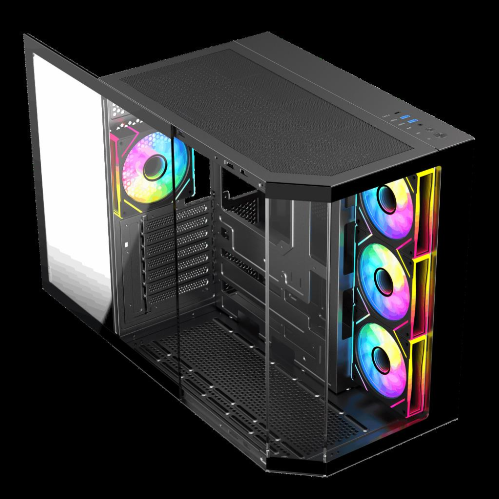 E.POWER  RYZEN 7 9800X3D 32GB DDR5 2TB M.2  RTX 5080 X870 WIFI 1000W 360M