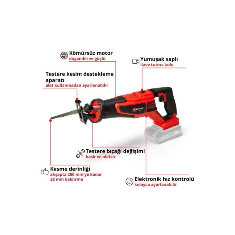 Einhell TE-AP 18/28 Lİ BL Aküsüz Tilki Kuyruğu Testere Outlet