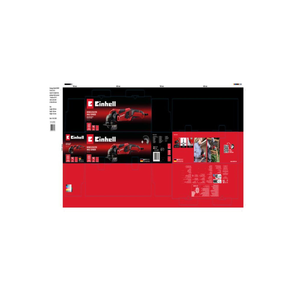 Einhell TE-AG 125 CE 1100 W Taşlama Makinesi Outlet