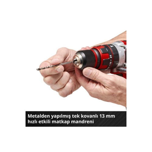 Einhell TE-CD 18/48 Li-i Çift Akülü 2 Ah Darbeli Matkap
