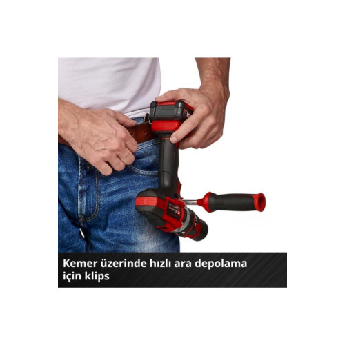 Einhell TE-CD 18/48 Li-i Çift Akülü 2 Ah Darbeli Matkap