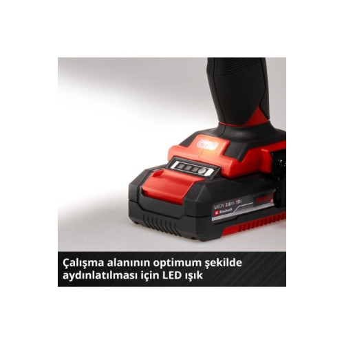 Einhell TE-CD 18/48 Li-i Çift Akülü 2 Ah Darbeli Matkap