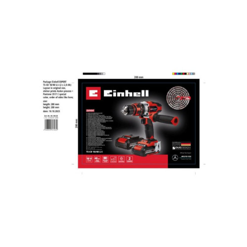 Einhell TE-CD 18/48 Li-i Çift Akülü 2 Ah Darbeli Matkap