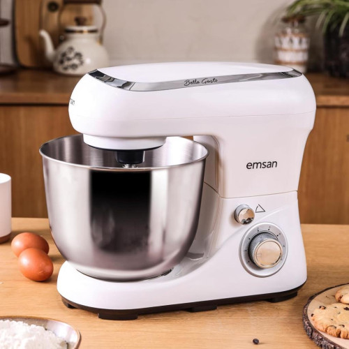 Emsan Bella Gusto İnci Beyazı 1300 W 5 lt Mutfak Şefi