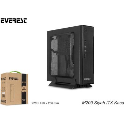 Everest M200 Mini ITX Bilgisayar Kasası - Outlet