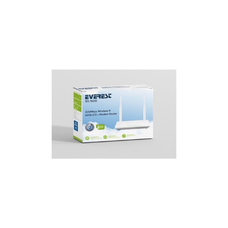 Everest SG-1600 4 Port 300 Mbps ADSL Modem - Teşhir